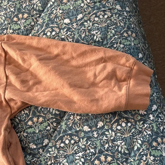 PINK Victoria's Secret Beige/Tan half zip up sweatshirt (worn once) size XXL - Picture 4 of 7